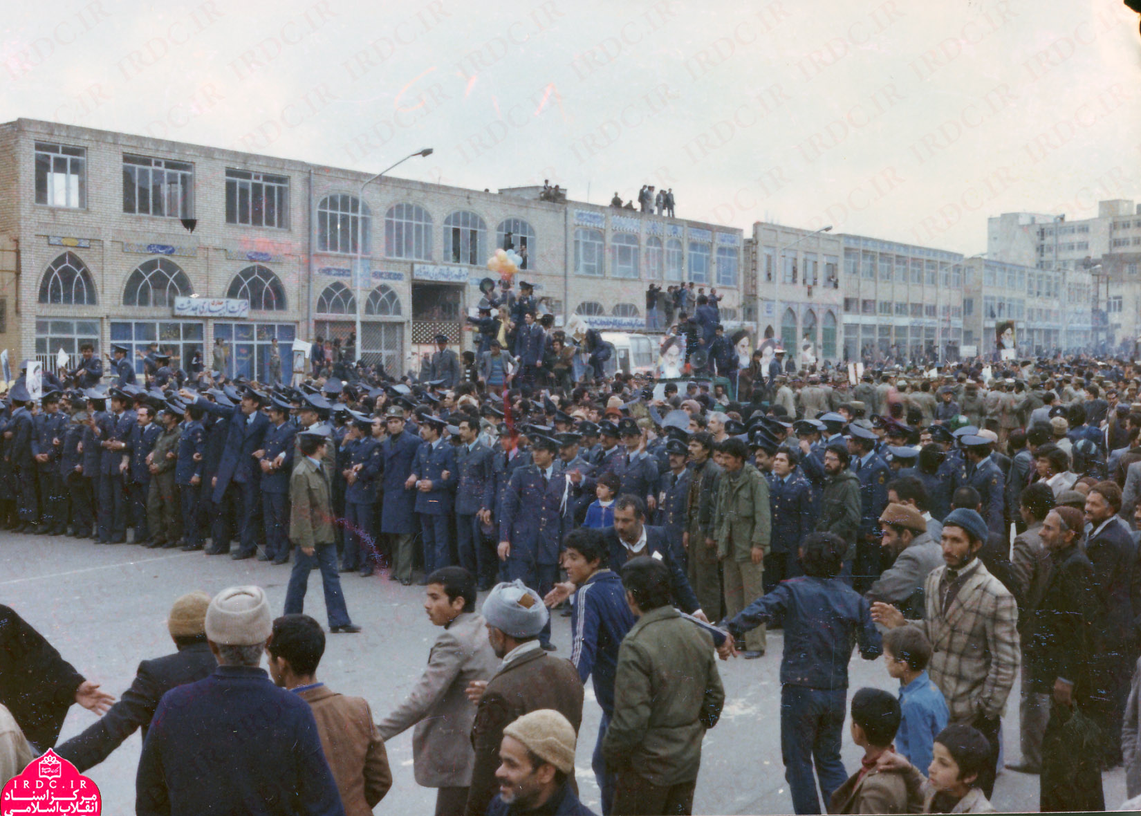 Photos of the Army and People's Unity in the Islamic Revolution of Iran