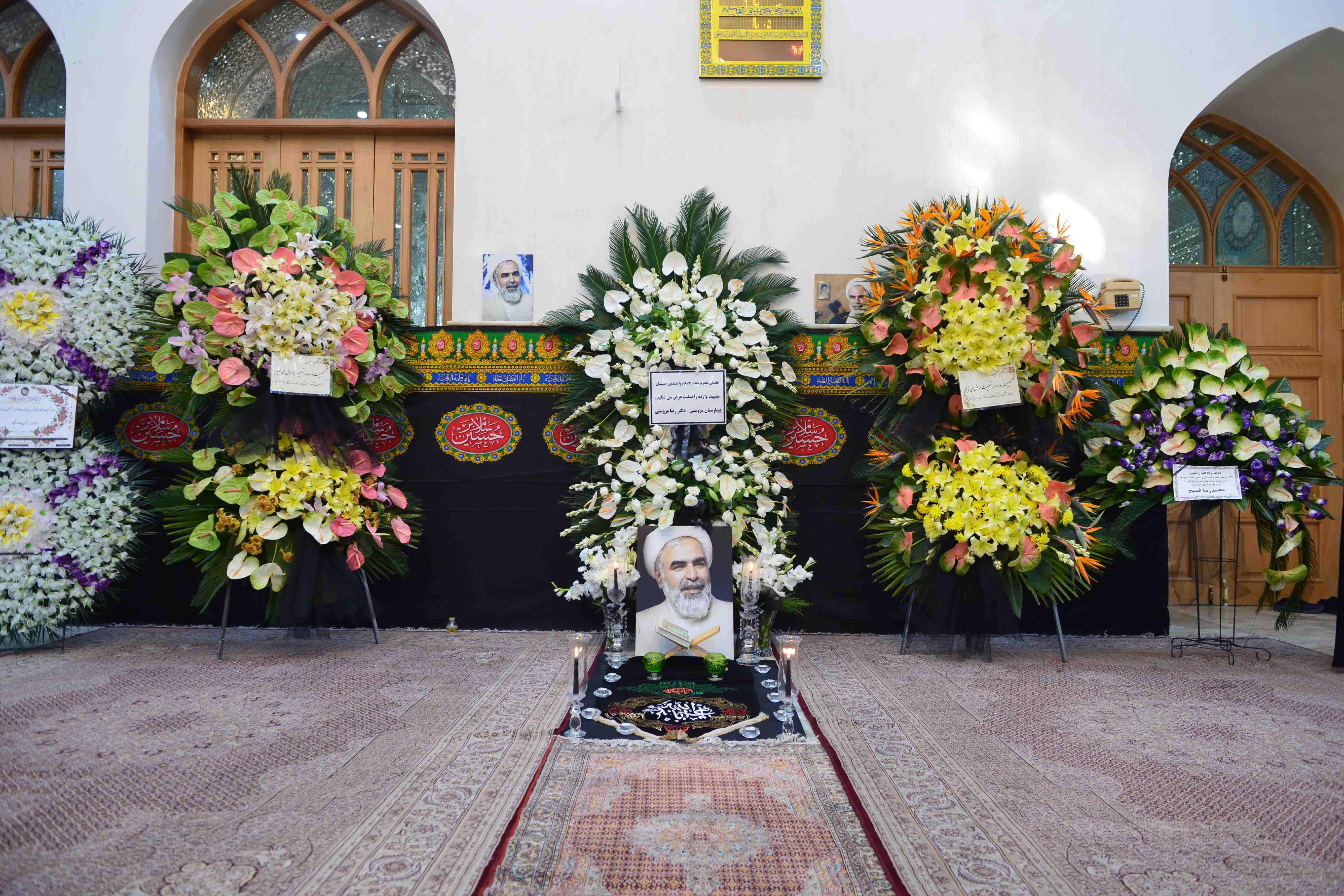 گزارش تصویری از مراسم بزرگداشت حجت‌الاسلام روح‌الله حسینیان
