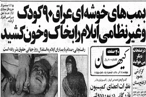 صدام با بمباران ایلام به استقبال روز جهانی حقوق بشر رفت/ بمب‌های خوشه‌ای عراق 90 کودک و غیرنظامی ایلام را به خاک و خون کشید