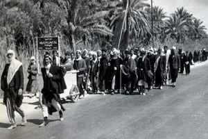 History of ulema attending the Arbaeen march
