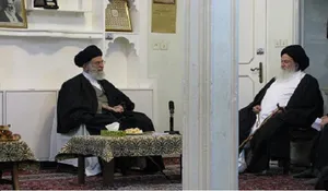 روایتی از دیدار آیت‌الله سید محمد حسینی‌شاهرودی با رهبر معظم انقلاب/ هدیه آیت‌الله حسینی‌شاهرودی به رهبر انقلاب چه بود؟