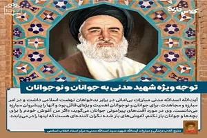 توجه ویژه شهید مدنی به جوانان و نوجوانان
