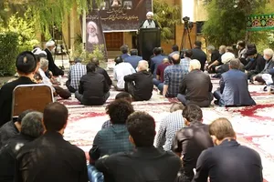 مراسم اولین سالگرد درگذشت حجت‌الاسلام حسینیان برگزار شد